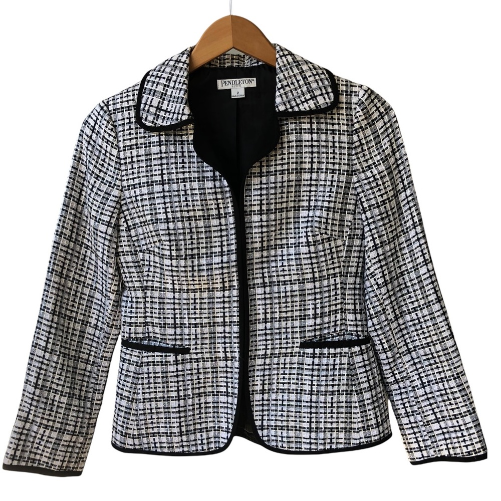 Pendleton Tweed Blazer Jacket - image 1